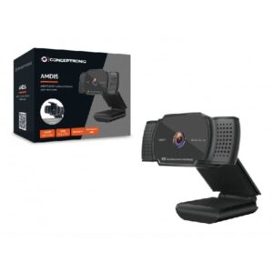 Webcam conceptronic amdis06b 2k 30fps usb2.0 1.5m mic. fov 72? autofocus tapa privacidad negro