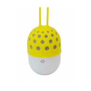 Altavoz bluetooth portable conceptronic con luz led cspkbtwphly color amarillo