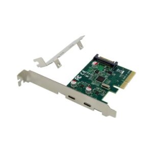 Controladora pcie conceptronic emrick13g pcie x4 2xusb-c 10gb/s