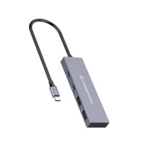 Hub usb 3.2 conceptronic hubbies13g 2 puertos usb 3.2 usb-c 2 puertos usb-a carcasa de aluminio