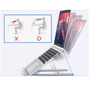 Soporte de portatil conceptronic de aluminio plegable