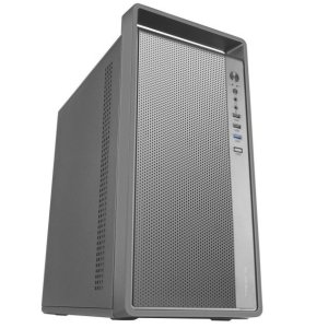 Caja microatx tacens 2fortisii negra frontal mesh gpu 235mm asa de transporte