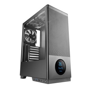 Caja atx 2sagitta20 gpu max 332mm 1x3.5 2x2.5 color negro pantalla digital edicion 20 aniv