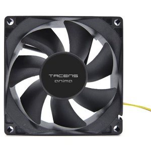 Ventilador interno tacens anima af8x2 8x8 bajo ruido 12db, fluxus bearing pack  2 negro