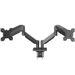 Soporte de mesa gas mars gaming marmpro2 2 pantallas 13" a 27" max 10kg vesa 75x75 100x100 negro