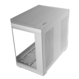 Caja microatx gaming mars gaming mc3tcoremw triple cristal templado gpu 415mm 2x3.5 3x2.5 blanco