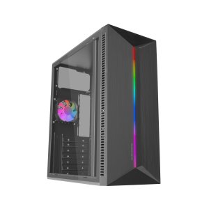 Caja atx mars gaming mcblaze cristal templado gpu 300mm 1x3.5 3x2.5 negro