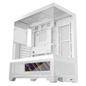 Caja atx mars gaming mclcdx blanco cristal templado continuo lcd gpu 425mm 3x2.5 o 3x3.5