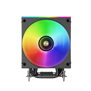 Ventilador con disipador de cpu mars gaming mcpulcd tdp 300w 120mm pantalla lcd argb negro