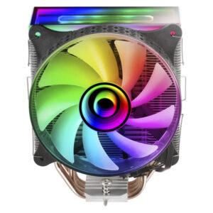 Ventilador con disipador de cpu mars gaming mcpu-vr black dise?o doble espejo infinito 4 headpipes t