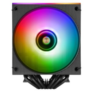 Ventilador con disipador de cpu mars gaming mcpux26 tdp 350w doble torre pwm argb negro