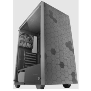 Caja atx mars gaming mcq3 negra lateral cristal templado doble rejilla magnetica do