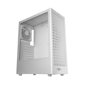Caja atx mars gaming mc-t800 frontal airdot mesh 4x ventiladores fdb cablehatch usb-c blanco