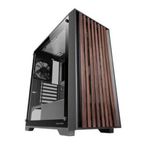 Caja atx mars gaming mcwoodc madera y cristal templado 2x3.5 3x2.5 gpu 365mm