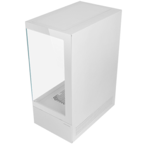 Caja atx mars gaming mcxo doble cristal templado argb gpu 328mm 1x3.5 3x2.5 blanco