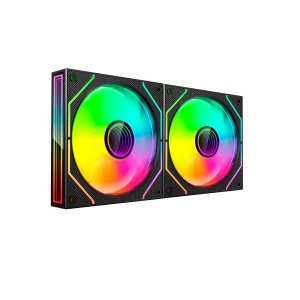 Kit 2xventilador interno argb mars gaming mf3dprox2 negro 120mm argb 360? pwm