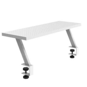 Stand de sobremesa para monitor mars gaming mgds eleva 17cm fibra de carbono 60x20cm blanco