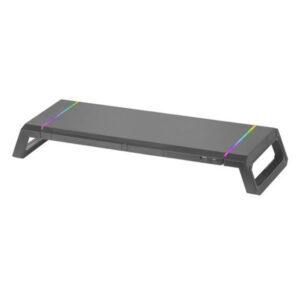 Stand de sobremesa para 1 pantallas mars gaming mgs-one black ajustable a 3 tama?os puerto usb 2.0 e