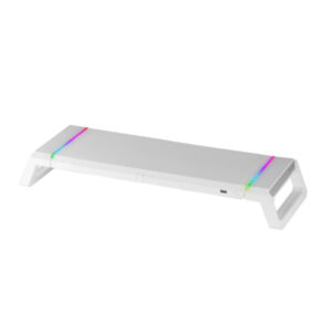 Stand de sobremesa para 1 pantallas mas gaming mgs-one wihte ajustable a 3 tama?os puerto usb 2.0 e