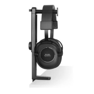 Soporte de auriculares mars gaming mhh2 black instalacion por debajo o encima de la mesa rotacion 36