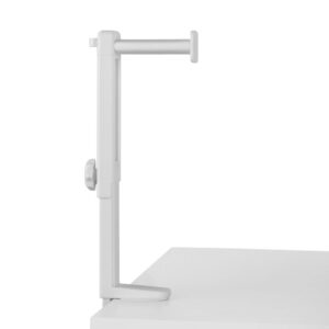 Soporte de auriculares mars gaming mhh2 white instalacion por debajo o encima de la mesa rotacion 36