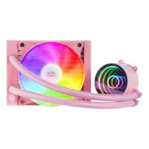 Sistema de refrigerancion liquida mars gaming ml-one120 pink 12x12 iluminacion frgb tpd 200w para pr