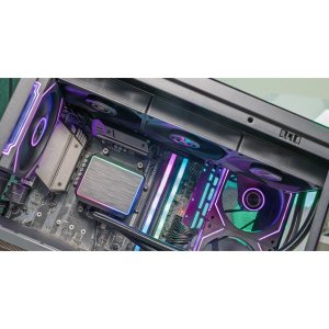 Sistema de refrigeracion liquida mars gaming mlproii360 3x120mm 600w tdp pantalla lcd negro
