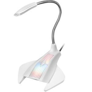 Microfono sobremesa adaptable mars gaming mmic omnidereccional usb brazo flexible boton mute base co