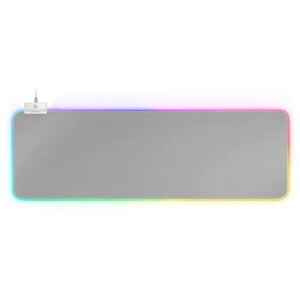 Alfombrilla mars gaming mmprgb2s silver iluminacion rgb en contorno tama?o xxl 800x300mm 4mm integra