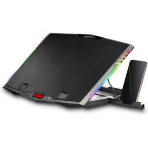 Base de refrigeracion para portatiles mars gaming mnbc5 con soporte adicional de movil/tablet para p
