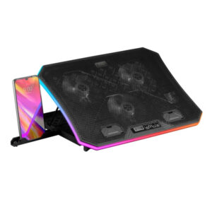 Base de refrigeracion para portatiles mars gaming mnbc6 con soporte adicional de movil/tablet para p
