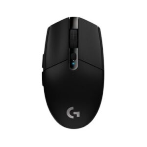 Mouse logitech wireless y bluetooth g305 12000 dpi 6 botones color negro
