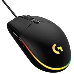 Mouse logitech g203 lightsync rgb 8000dpi 6 botones color negro