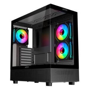 Caja atx abysm danube sava h400 prime black 2x3.5" 1x2.5" 2xusb3.0 1xusb-c gpu max 410mm n