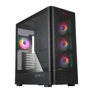 Caja atx abysm danube sava h500 ii air black 2x3.5" 3x2.5" 2xusb3.0 1xusb-c gpu 400mm