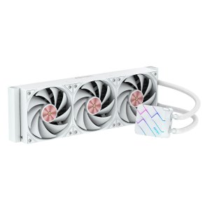 Sistema de refrigeracion liquida abysm oceanic tide 360 white argb triple fan intel amd