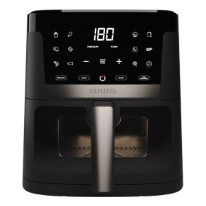 Freidora por aire aiwa chukuma afr-7000 7l 1800w 12 programas ventana visible color acero