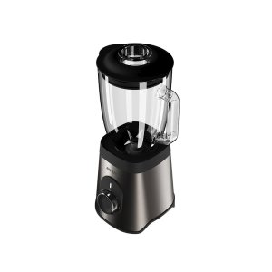 Batidora de vaso aiwa saberu 1500w 2 velocidades 6 cuchillas satoku vaso cristal 1,5l negro