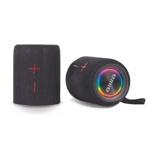 Altavoz bluetooth portable aiwa bst-250bk negro bt 5.0 tws desmontable 2x10w rms ipx5 aux tf