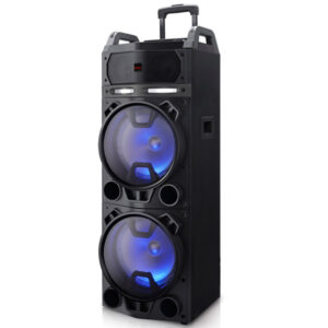 Altavoz bluetooth trolley aiwa kbtus-900 bluetooth 4.2 salida 100w rms bateria 7000mah radio fm 2 mi
