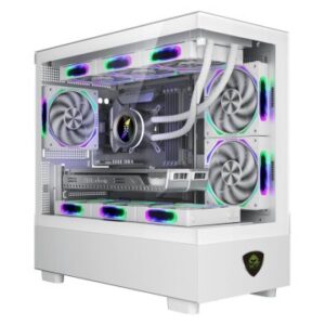 Caja microatx keep out xc-301w glass 1x3.5? 1x2.5? 1xusb2.0 1xusb3.0 gpu max 420mm cristal templado