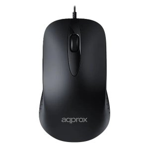 Mouse approx appxm100 cable 1.45 1000 dpi 3 botones color negro