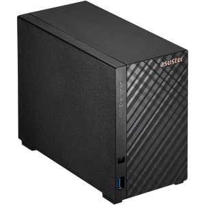 Servidor nas asustor drivestor 2 gen2 as1202t 2 bahias quard-core 1.7ghz 2.5gbe  1gb ddr4 3xusb 3,0