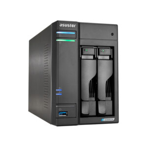 Servidor nas asustor lockerstor as6702t 2 bahias 3.5" 4 x m.2 nvme celeron n5105 quad jasper lake 2.