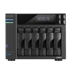 Servidor nas asustor lockerstor as6706t v2 6 bahias 3.5" 4xm.2 nvme celeron n5105 quad jasper lake2