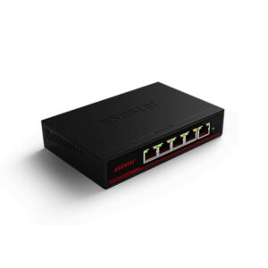Switch no gestionable asustor asw205t 5 puertos 2.5gbe bajo consumo 10w no rack