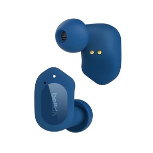 Auricular intrauditivo bluetooth belkin auc005btbl true wireless soundform play azul blue