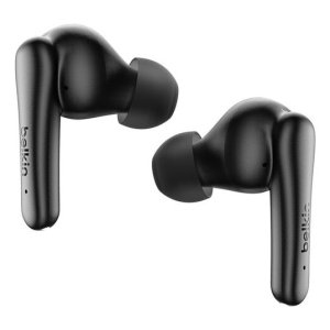 Auricular intrauditivo bluetooth belkin soundform rhythm anc negro 28h ipx5 multipunto 4mic usb-c