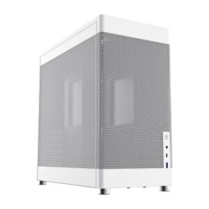 Caja atx coolbox mesh atx mp1 1x3,5" 3x2,5" 1xusb 3.2 1xusb-c gpu max 355mm color blanco