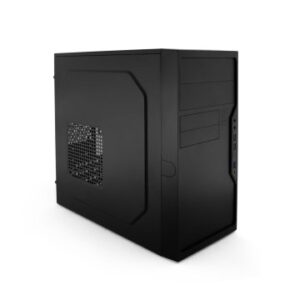Caja microatx coolbox coo-pcm550c-1 m550 con fuente alimentacion grafica hasta 320mm